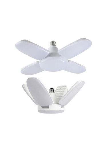 60 Watt 4 Kollu Pervane Led Ampul Beyaz