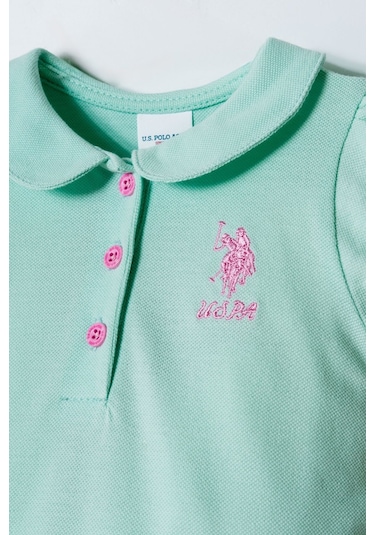 U.s. Polo Assn. Kız Bebek Yeşil Elbise 5274-50150 Yeşil