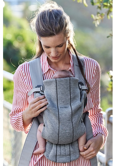 Babybjörn Mini Kanguru 3d Jersey Light Grey