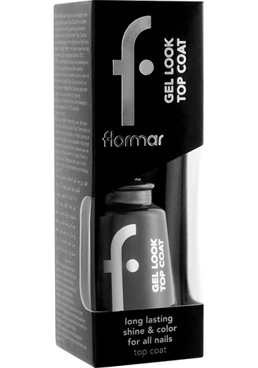 Flormar Gel Look Jel Tırnak Efektli Son Kat Cilası 000 Transparent