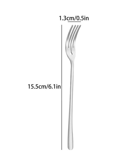 Paslanmaz Çelik Meyve Çatalı Yuvarlak Delikli Çatal Ev Tipi Çatal Ay Çöreği Çatalı Restoran Meyve Çatalı Pasta Tatlı Çatalı Yemek Masası Altın