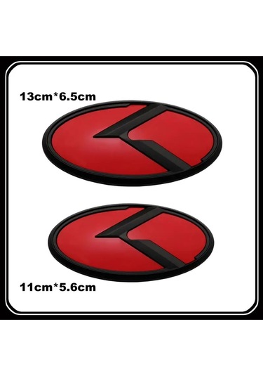 Stil 6-çok Tarzı Modifiye Araba Sticker Araba Ön Ve Arka Logo Rozeti Çıkartması Kıa Forte Optima Sorento Sportage Rio K