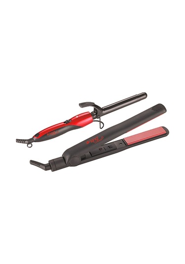 King K-093 Saç Düzleştici + K-094 Saç Maşası