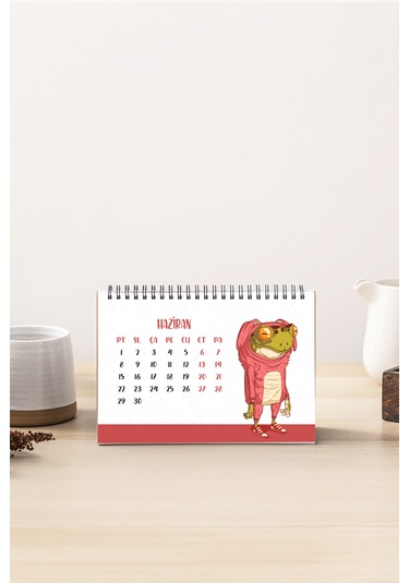 Hayvan Tasarım 2026 Masa Takvimi Pytktkv025