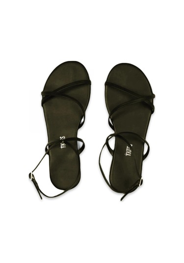 Tkees Tk-8006z Haki Kadın Sandalet