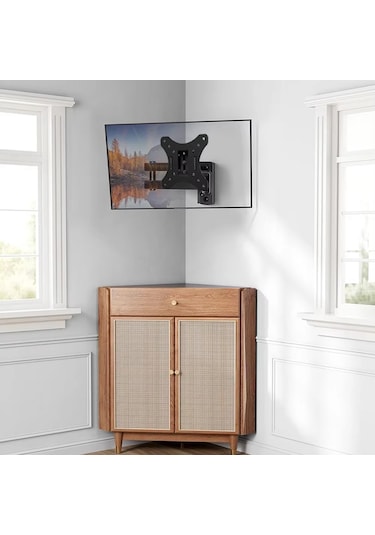 Hareketli Monitör 10-27" Tv Duvar Askı Aparatı 2 Kollu 8kg Taşıma