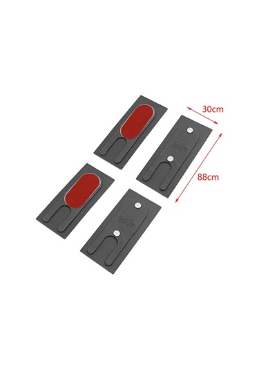 Suntek Sürgülü Kapı Penceresi Için 4 Parça Rüzgar Koyu-gri