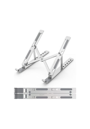 SooPii DM08 10''-15.6'' 6 Seviyeli Alüminyum Notebook Standı