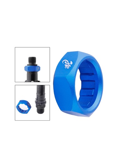 Homyl Bisiklet Pedalı Sökme Kilidi Pedal Mili Takma Temizleme Mavi