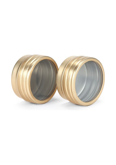 Hangfox Altın Alüminyum Manikür Taşlı Aksesuar Depolama Kutusu - 35 Parça Bölmeli, Su Geçirmez, Sağlam Ve Temizliği Kolay