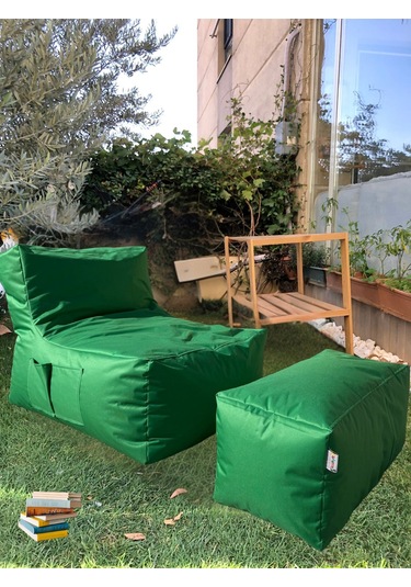 Xxl Sedir Armut Koltuk Ve Ayakucu Pufu Yeşil