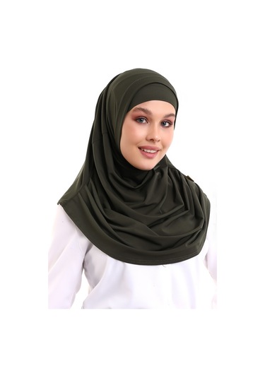 Yetişkin Pratik Eşarp Haki Renk