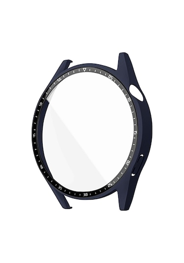 Huawei Watch Gt3 46Mm Temperli Cam Ekran Ve Kasa Koruyucu Sert Pc