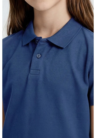 Tommy Life Parlament Polo Yaka Standart Fit Basic Unisex T-shirt - 11330