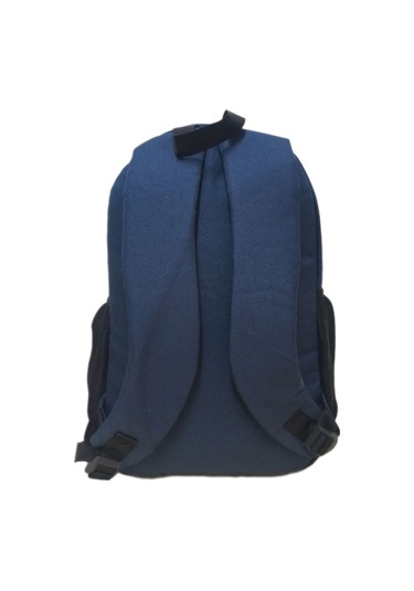 Unisex Mavi Büyük Boy Bilgisayar Bölmeli Sırt Çantası MAvi