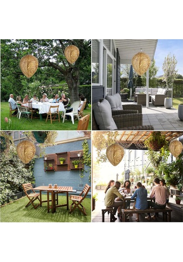 Jeehugo 5 Adet Asılsı Vespit Yuva Sokağı, Asma Tipi Sahte Yuva, Bahçe Ve Dış Mekan Vespit Kovucu Koruma Aleti