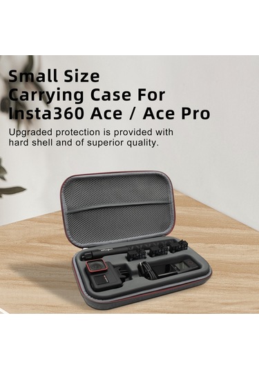 Butu Amgısn Insta360 Ace Pro/ace Taşınabilir Fermuar Kamera Koruma Kılıfı Eva Sert Kabuk Saklama Çantası