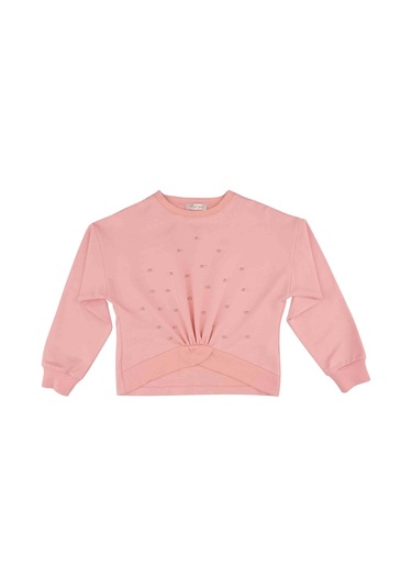 Bestkids Kız Çocuk Asimetrik Lastikli Sweatshirt 001