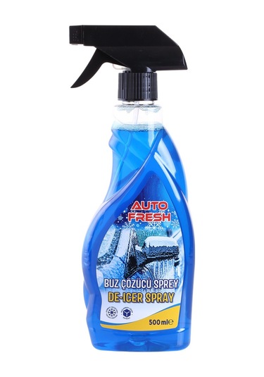 Autofresh Araç Buz Çözücü Sprey Araba Cam Kaporta Buzlanma Önleyici 500 Ml