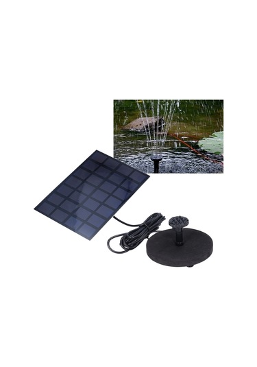 Geeroyoo Güneş Enerjili 2.5w Sularüstü Fonten, Havuz Bahçe Sulama Pompa, 8 Farklı Su Akışı Modu, Tıkanıklık Engelleme Filtre, Abs Malzeme Model:676