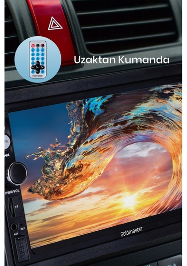 Goldmaster D-6016 Double Din Oto Teyp 3002167