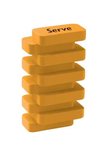 SERVE STEPS SİLGİ PASTEL 6LI PET