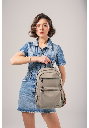 Ççs Kadın Sırt Çantası Ccs17751 Bej Bej