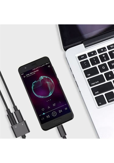 Xiyyadms Type-c Çok Fonksiyonlu Adaptör: 3.5mm Kulaklık Bağlantısı Ve Hızlı Şarj - Xiaomi, Huawei, Letv Uyumlu