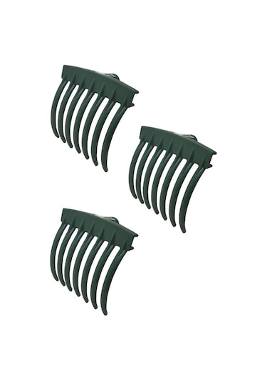 3 Adet Plastik 7 Dişli Bahçe Zeytin Toplama Tırmığı