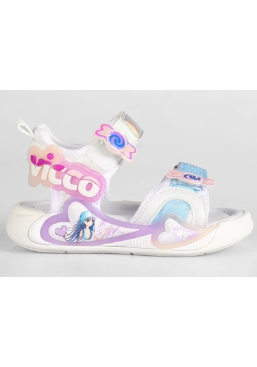 Vicco Arial Ortopedik Çocuk Sandalet Beyaz