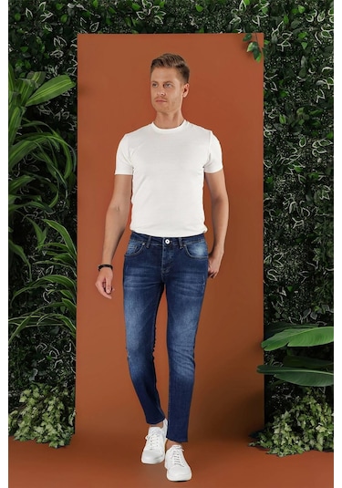 Efor Denim Pnt 111 Koyu Mavi Jean Pantolon Mavi