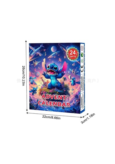 Stitch Lilo Ve Stitch 2025 Noel Advent Takvimi Kör Kutu 24 Cadılar Bayramı Geri Sayım Anime Kör Kutu G-0760