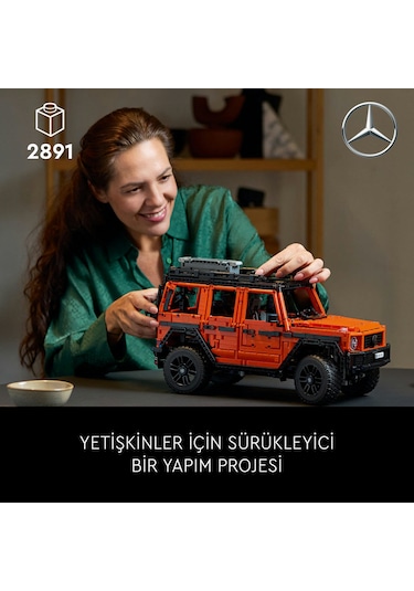 LEGO® Technic Mercedes-Benz G 500 PROFESSIONAL Line 42177 - Yetişkinler için G Sınıfı Koleksiyonluk Araba Modeli Yapım Seti (2891 Parça)