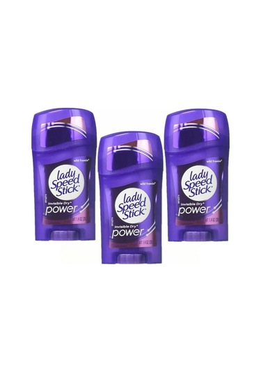 Lady Speed Stick Invisible Dry Powder Wild Freesia 40gr - 3lü Set