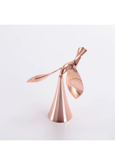 Myinkai Gül Altın Uçan Kuş Şişe Açacağı Dengeli Tombul Metal Kuş Gül Altın