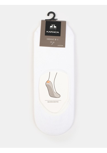 Karaca Erkek Babet Çorap-beyaz 11.25s.11.003 Beyaz