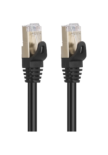 Konesam Cat8 Ağ Kablosu 40gbps Hızlı Veri Transferi 2000mhz Band Genişliği 1.5m Saf Bakır Çekirdek Çok Katlı Koruma Rj45 Bağlantı