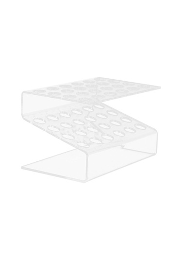 Ganzhoushop Akrilik Kalem Tutucu Ekran Standı Kalem Fırça Tutucu Çok Delikli Düzenleyici Raf Tükenmez Kalemler İşaretleyiciler İçin Şeffaf