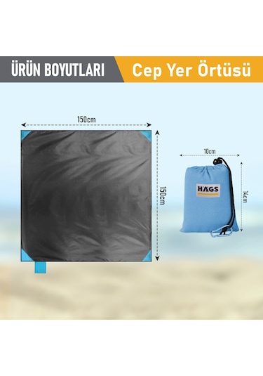 Haegs Cep Yer Örtüsü, Piknik Örtüsü Kamp Matı, Plaj Yer Örtüsü, Su Geçirmez, Kum Tutmaz, Hızlı Kurur, Hafif, Katlanabilir İnce Zemin Örtüsü Outdoor Açık Hava Kamp Yürüyüş Seyahat İçin - El Askılı - 150-150cm - Mavi Haegs Cep Yer Örtüsü, Piknik Örtüsü Kamp Matı, Plaj Yer Örtüsü, Su Geçirmez, Kum Tutmaz, Hızlı Kurur, Hafif, Katlanabilir İnce Zemin Örtüsü Outdoor Açık Hava Kamp Yürüyüş Seyahat İçin - El Askılı - 150-150cm - Mavi