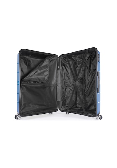 Wx-pp20 Silverline Çivit Mavi Kabin Boy Valiz Çivit Koyu Mavi