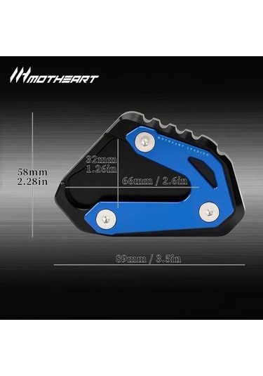 Xuweiwei Suzuki Gsx R 1000 2017 2025 Gsx R 1000r Red Yan Destek Genişletme Pedi Cnc Alüminyum