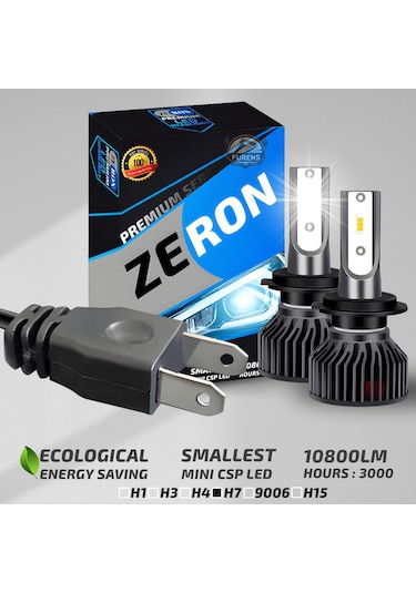 Peugeot 301 2012-2021 Kısa Far Uyumlu Şimşek Etkili Led Xenon Premium Series H7