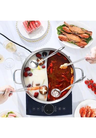 Suntek Shabu Shabu 2 Bölmeli Kapaklı Pişirici