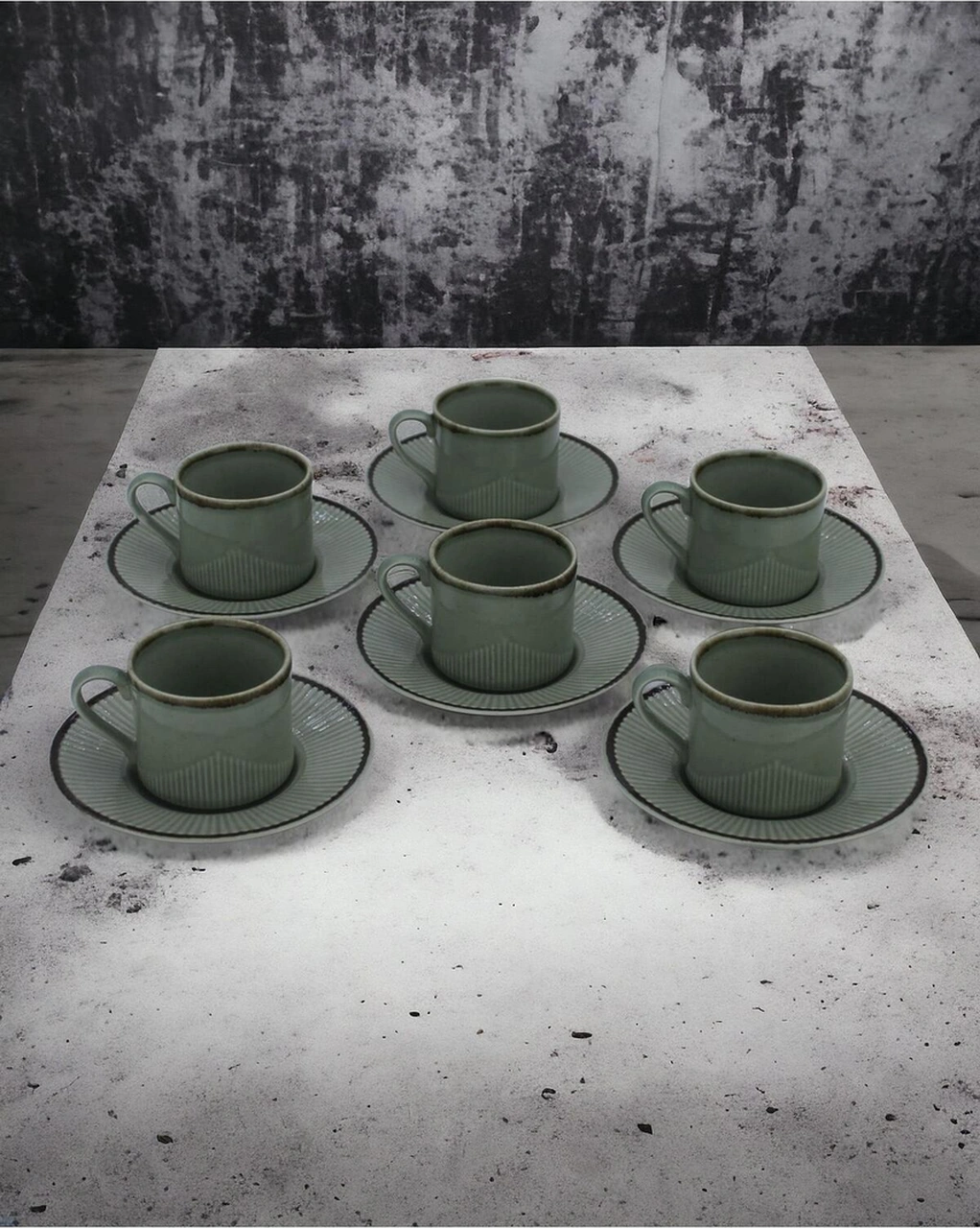 Kütahya Adl12kt730p03 Adler Yeşil Kahve Fincanı Yeşil