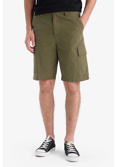 Defacto %100 Pamuk Regular Kargo Cepli Bermuda Şort E1708ax25smkh447 Haki Defacto %100 Pamuk Regular Kargo Cepli Bermuda Şort E1708ax25smkh447 Haki