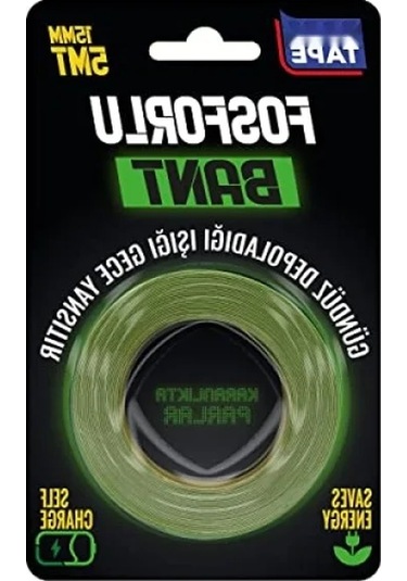 Fosforlu Bant - 15mm X 5mt, Yeşil