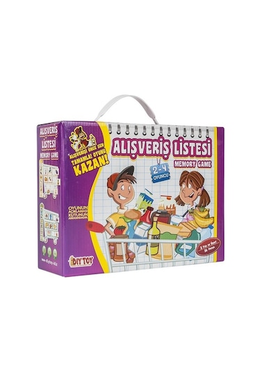 Alışveriş Listesi Hafıza Oyunu 36 Parça Diytoy