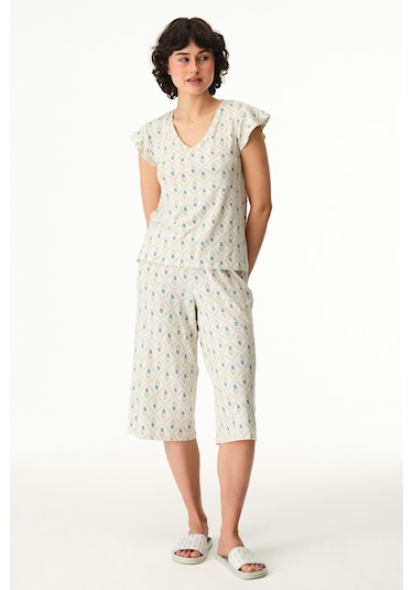 Penti Bej Serenity Kapri Pijama Takımı