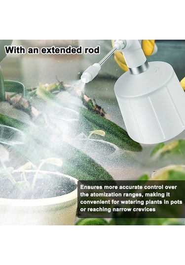 Besthome1 Otomatik Bahçe Püskürtücüsü: 1.5l Beyaz, 2 Modlu, Uzun Pil Ömrü, Ev Ve Bahçe Kullanımı İçin Pratik Çözüm