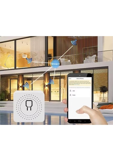 Tuya Destekli Akıllı Tekli Işık Anahtarı 1 Adet